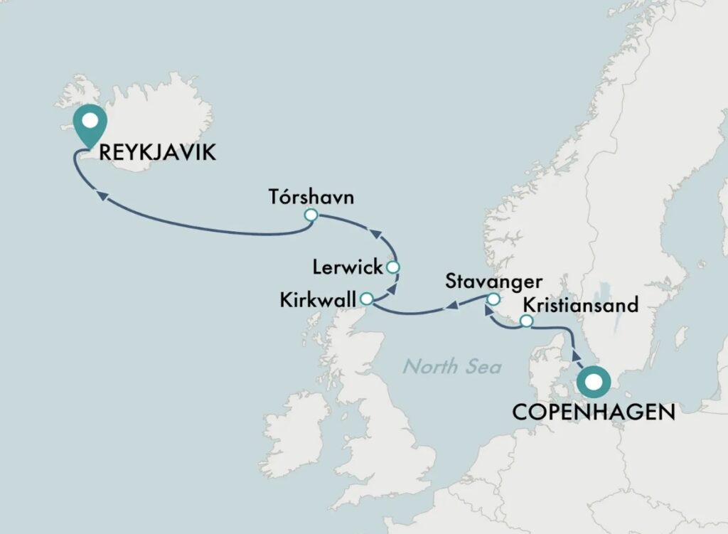 copenhagen to reykjavik cruise